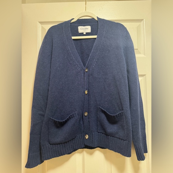 Corridor New York Men’s Cardigan - Wool and Baby Alpaca - Picture 5 of 13